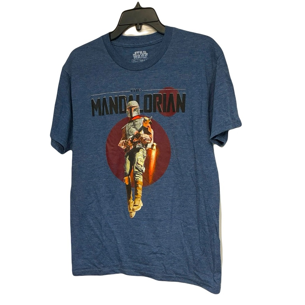Star Wars Mandalorian Graphic Tee in Blue